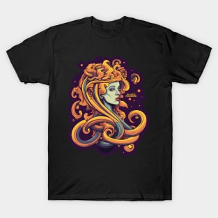 Plastic Macaroni Boho Trippy Hippy Manicotti T-Shirt